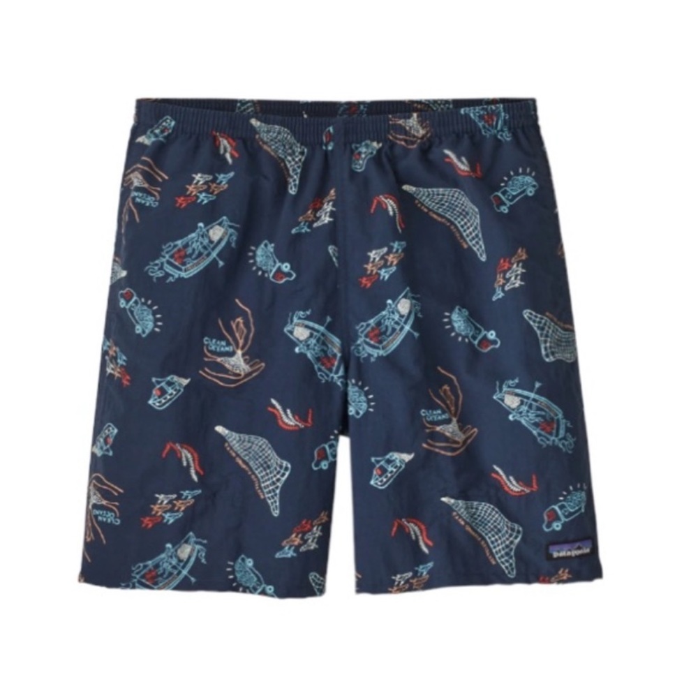 Patagonia Baggies 7” Swim Trunks Blue size Small